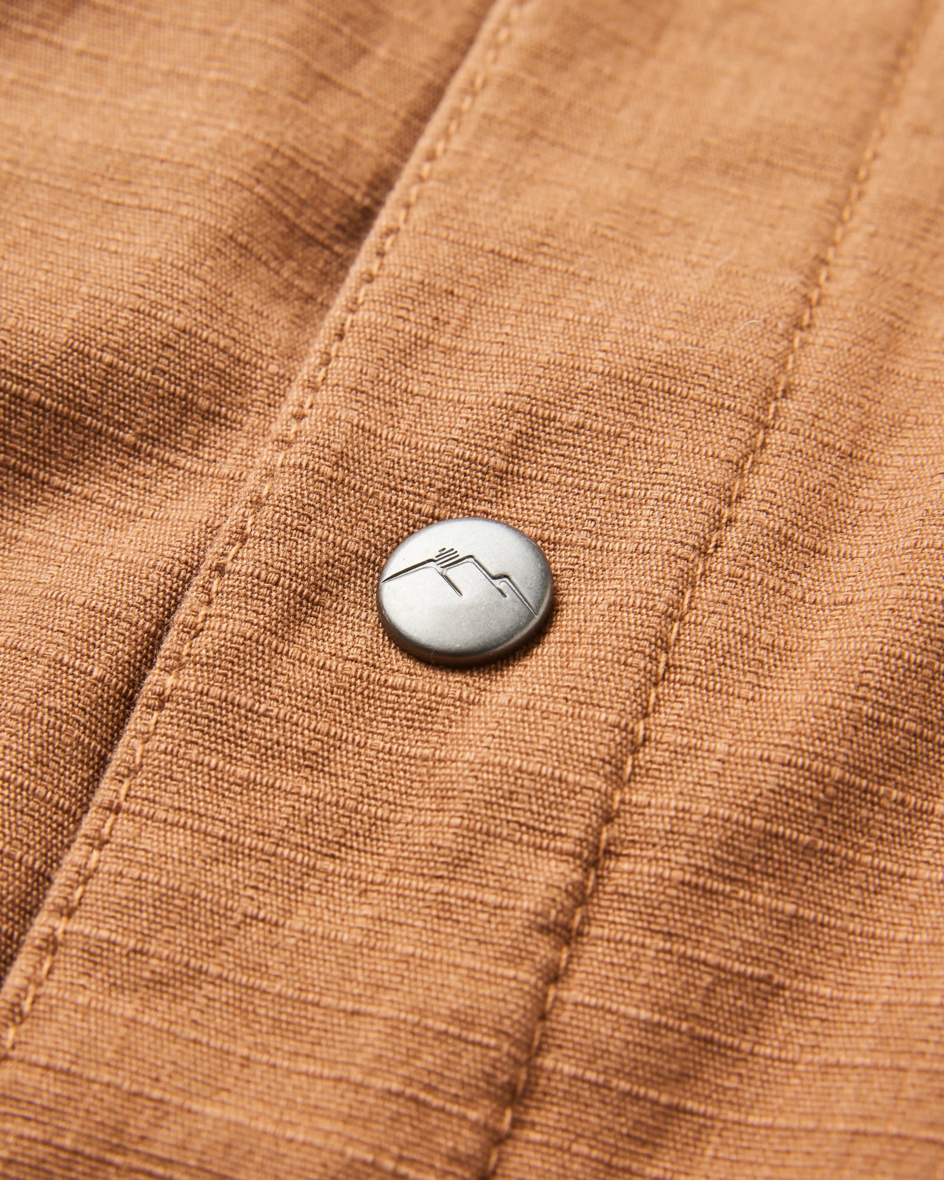 Way Flannel Lined Shirt - Toffee - Flatlay