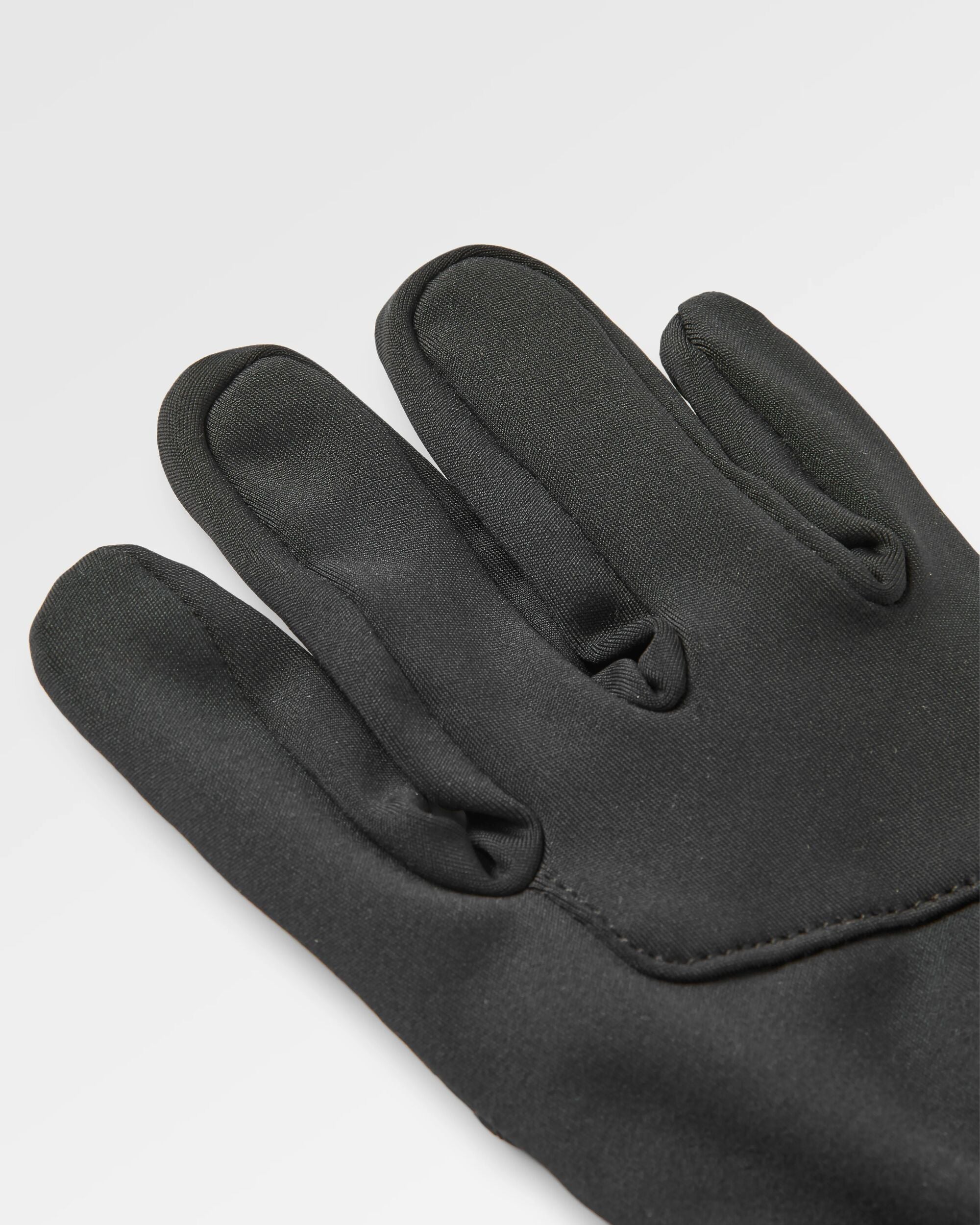 Jacks 2.0 Recycled Touch Screen Gloves - Black - Flatlay