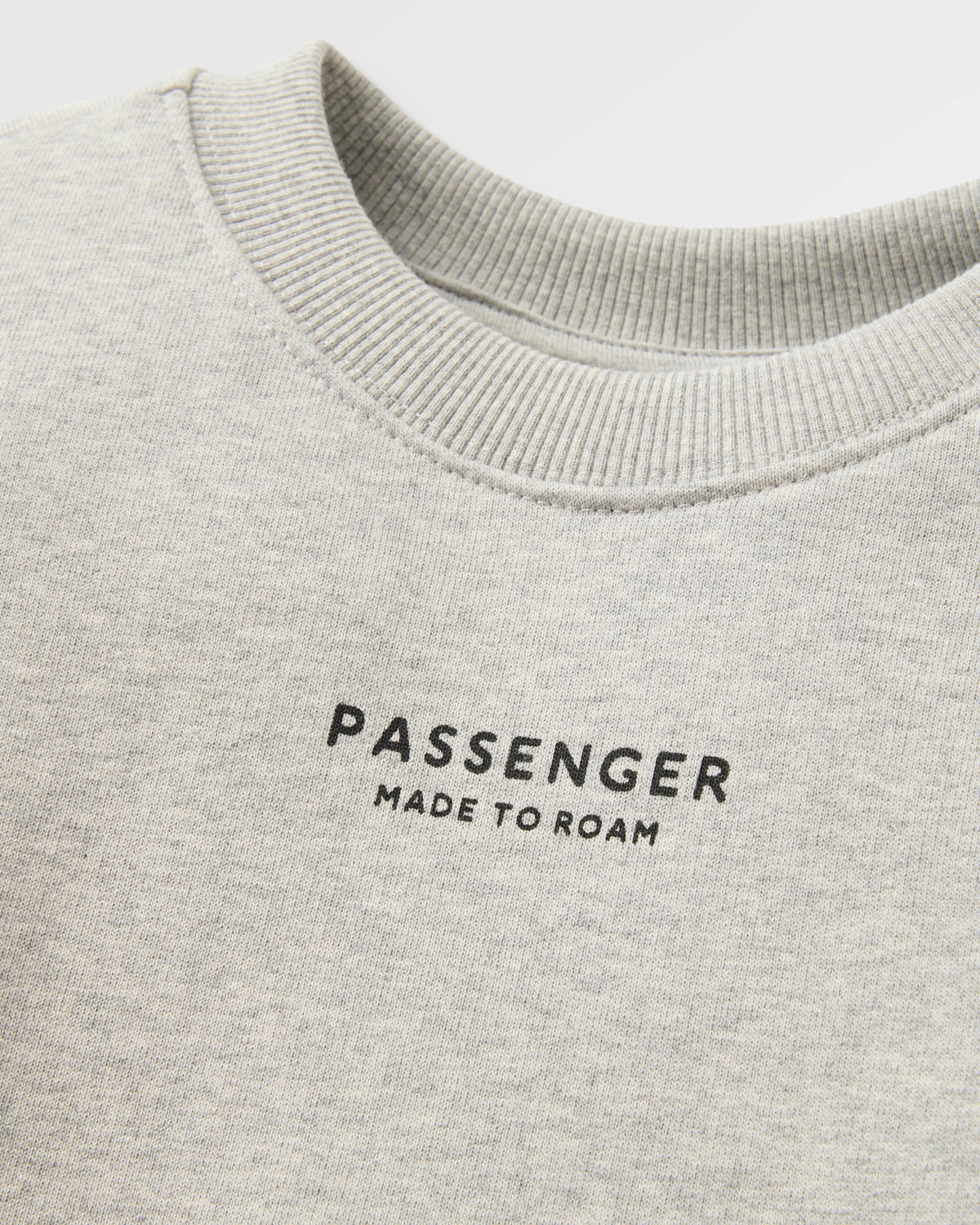 Slower Rhythms Women's Cotton Sweatshirt - Grey Marl - Flatlay