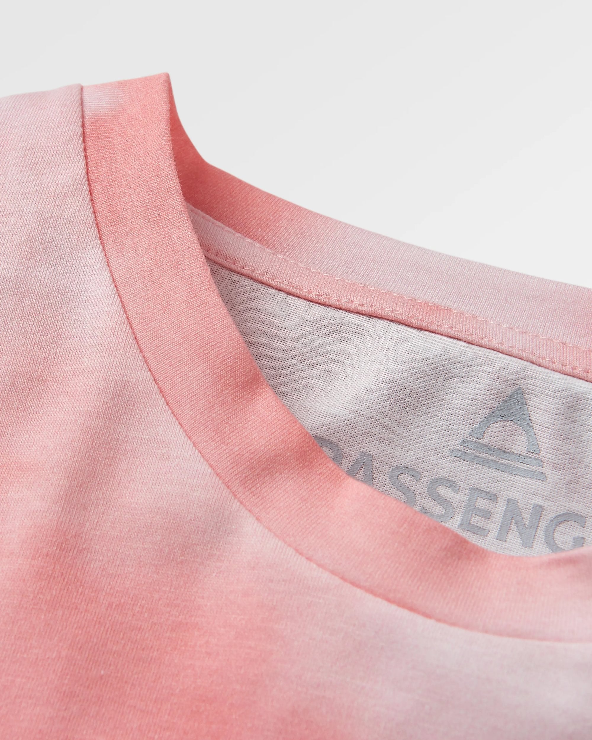 Discovery Organic Cotton T-Shirt - Tie Dye Shell Pink - Flatlay