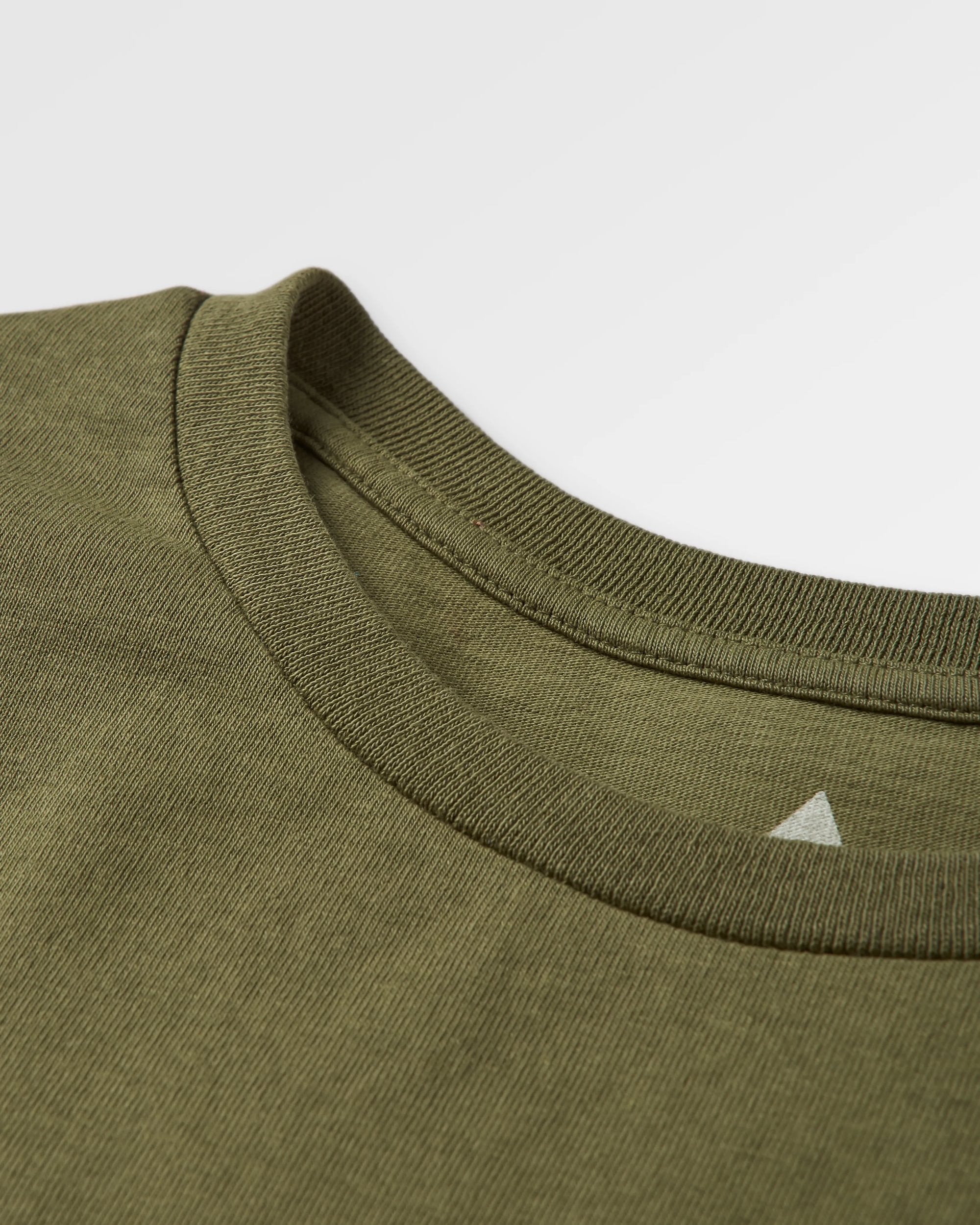 Odyssey Recycled Cotton T-Shirt - Khaki - Flatlay