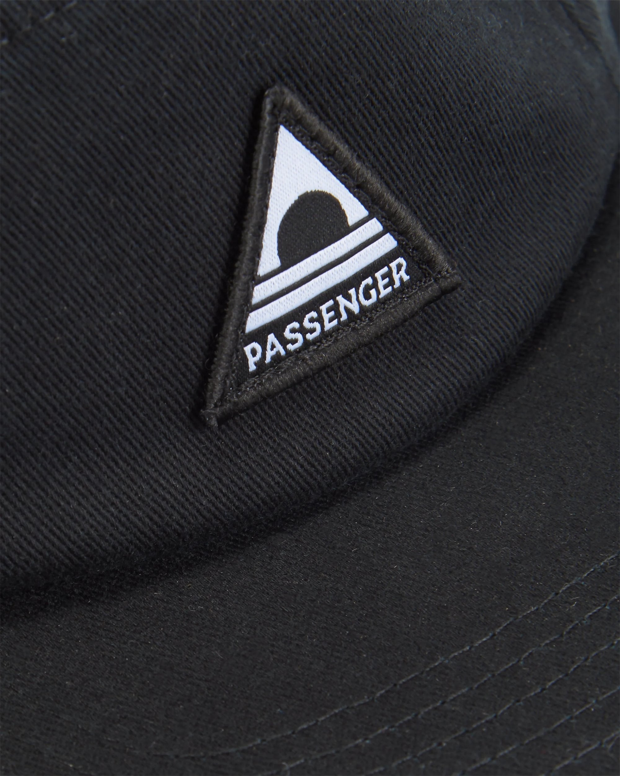 Fixie Recycled 5 Panel Cap - Faded Black - Flatlay