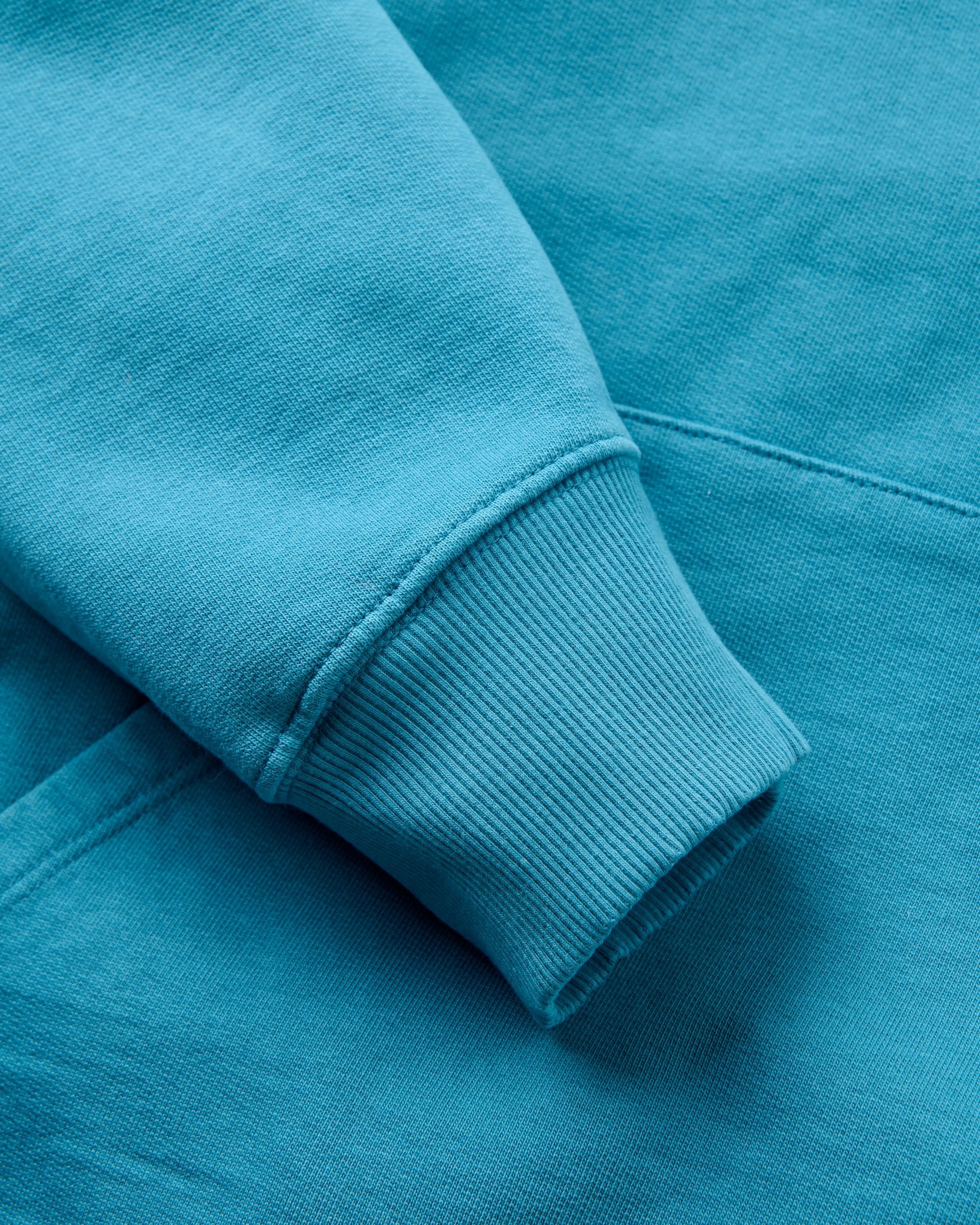 Passenger Relaxed Fit Hoodie - Blue Steel - Flatlay
