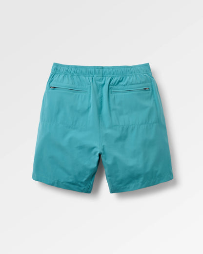 Traveller All Purpose Short - Ocean Teal - Flatlay
