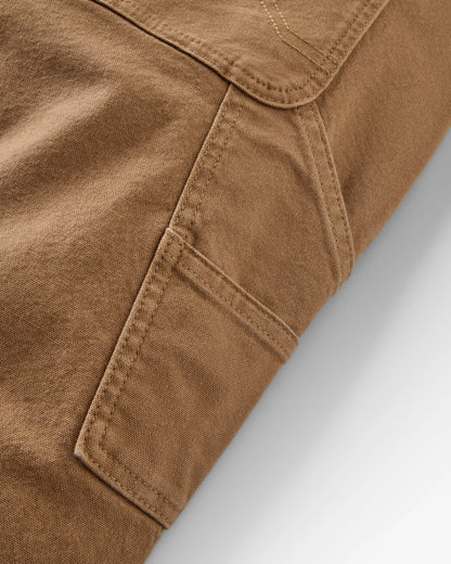 Vantage Cotton Canvas Trouser - Caramel - Flatlay