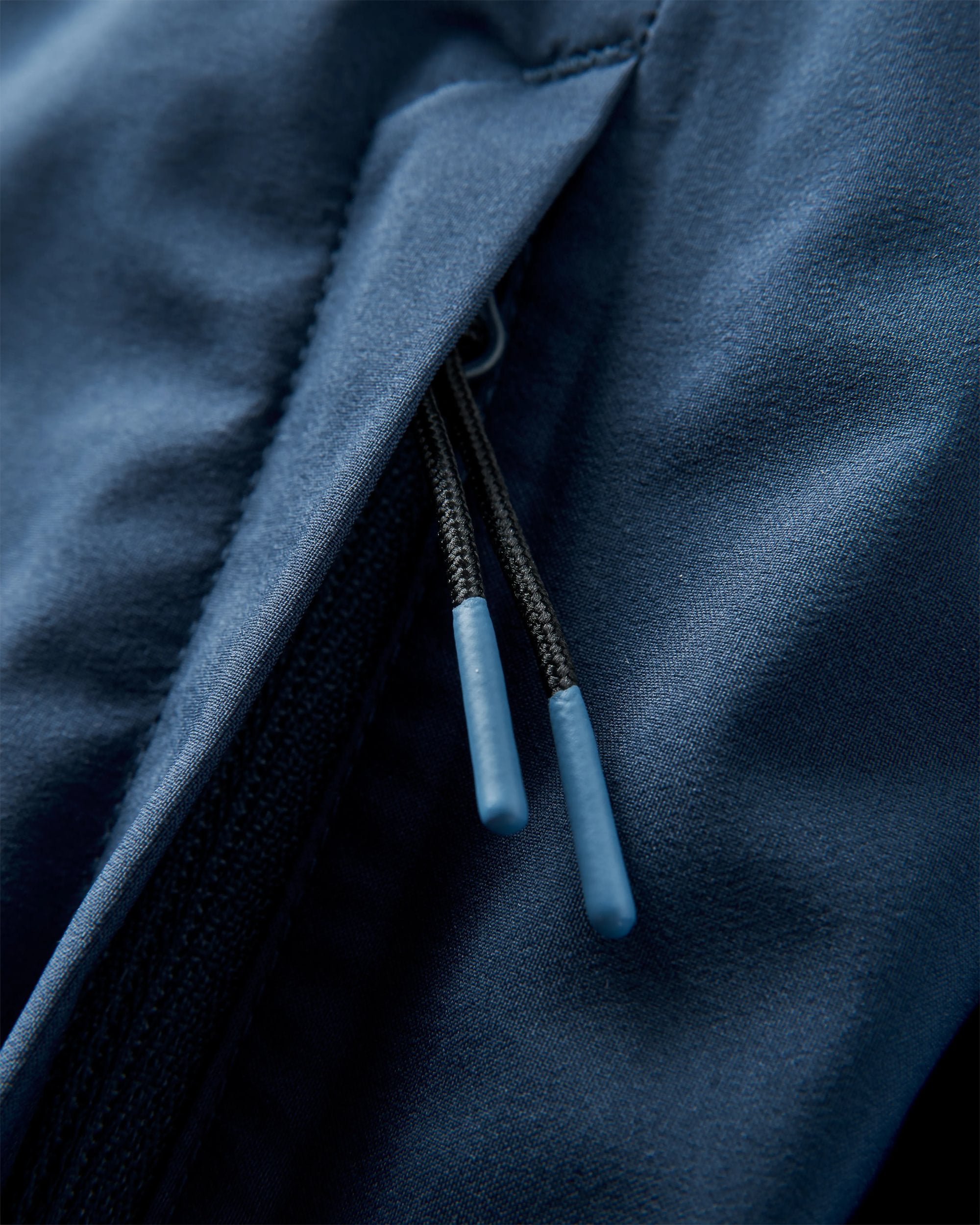 Diablo Recycled Waterproof Anorak - Azure Blue - Flatlay