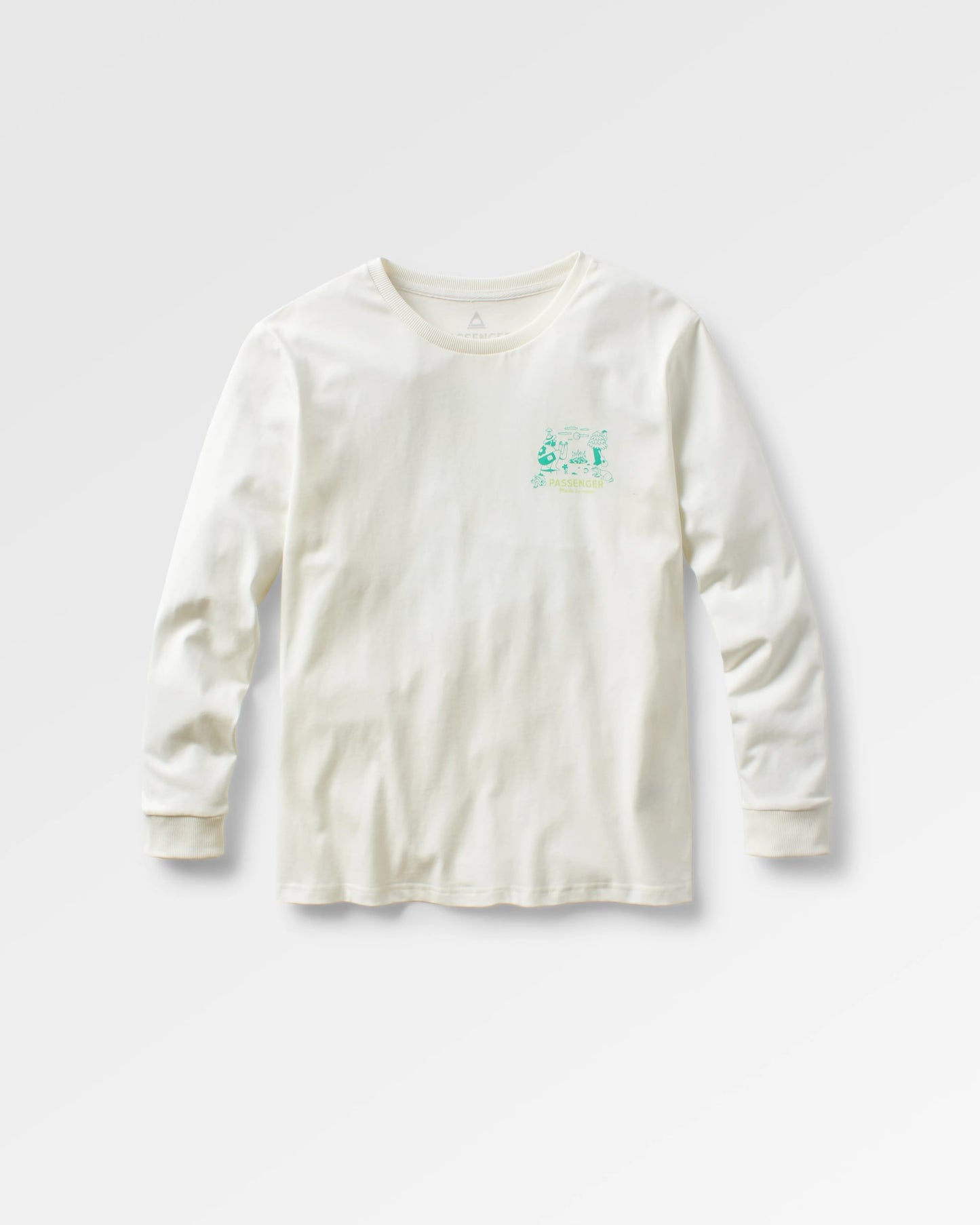 Better Outside Organic Cotton Oversized LS T-Shirt - Marshmallow