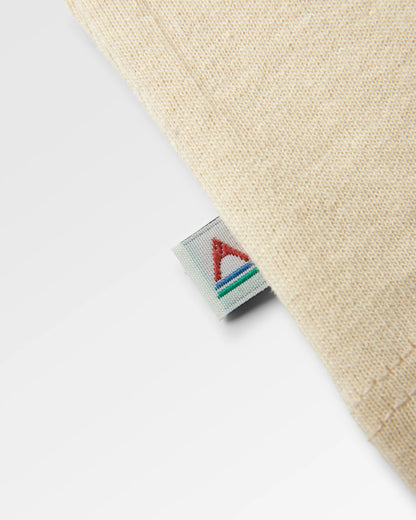 Shutter Recycled Cotton T-Shirt - Birch - Flatlay