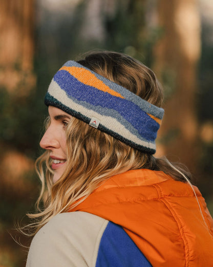 Scenic Recycled Headband - Scenic Orange - Lifestyle