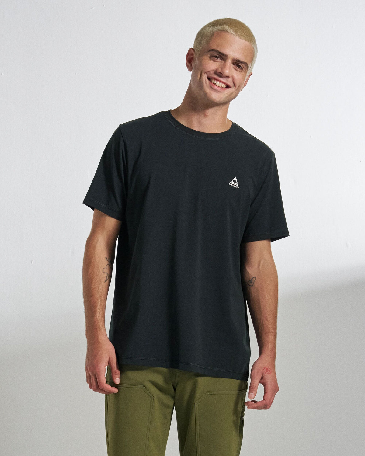 Classic Logo Drirelease® Active T-Shirt - Black - Studio Model