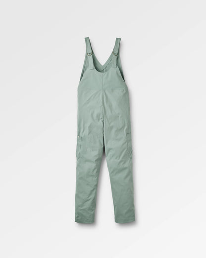 Refuel Ripstop Dungarees - Pistachio - Flatlay