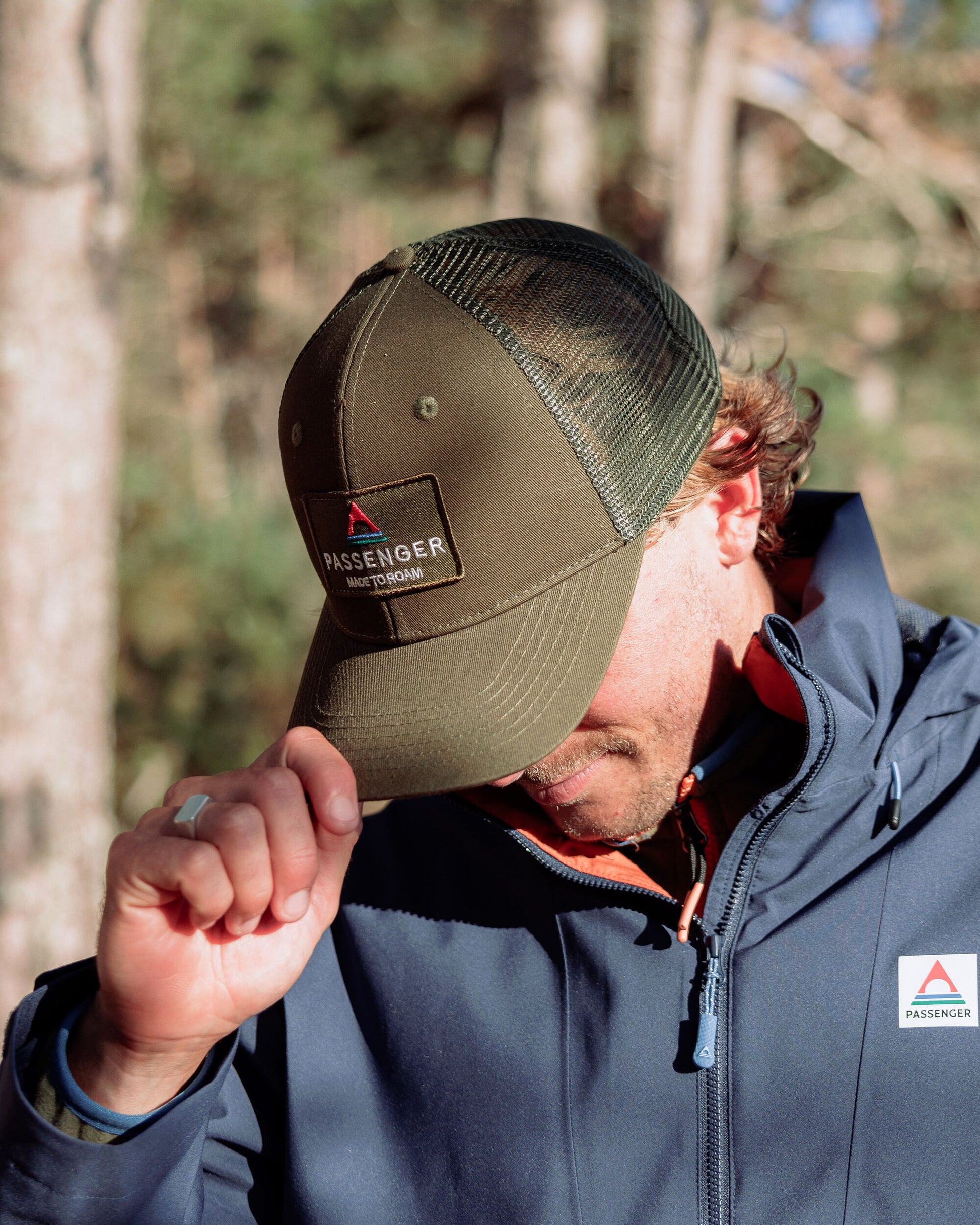 Core Organic Cotton Trucker Cap - Khaki - Lifestyle - Male