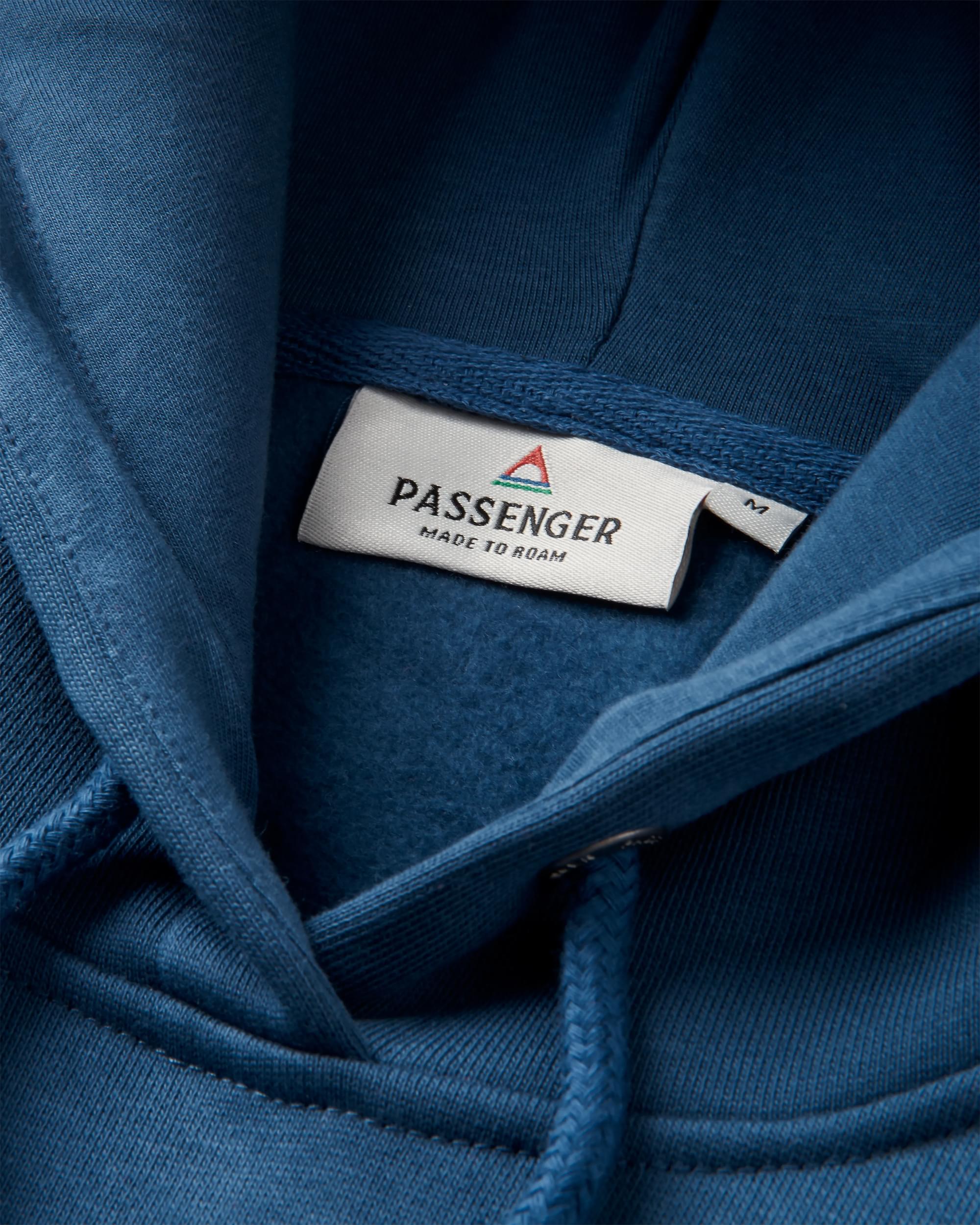 Yuca Organic Cotton Hoodie - Dark Denim - Flatlay