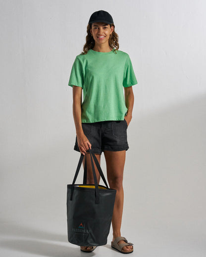 Legacy T-Shirt - True Green Marl - Studio Model