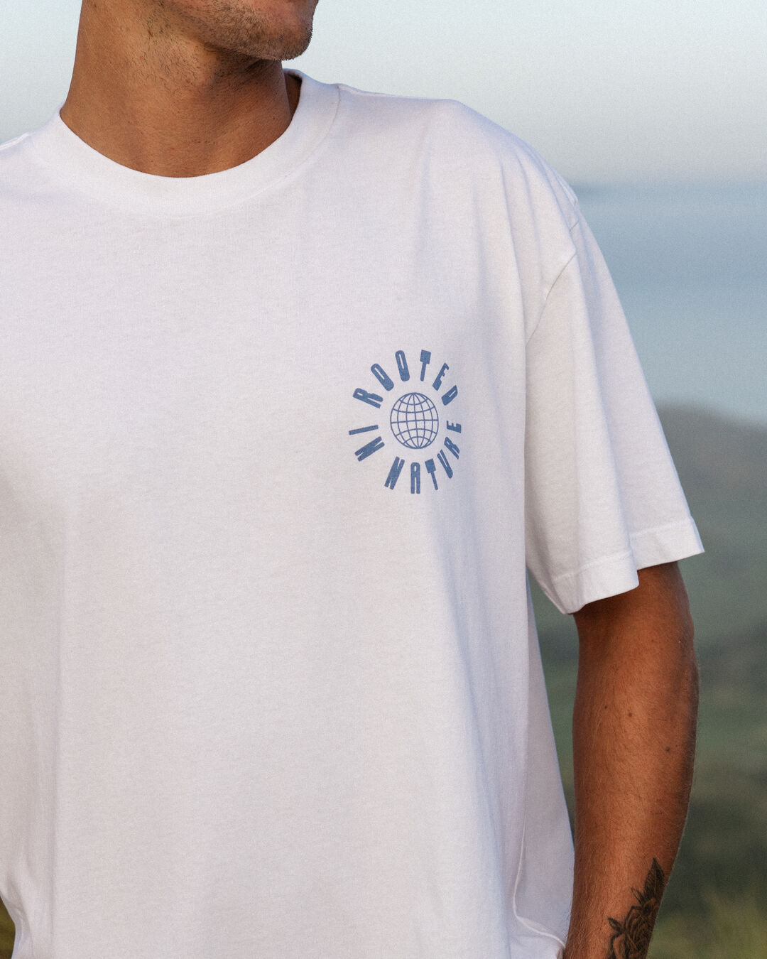 Rooted Recycled Relaxed Fit T-Shirt - White