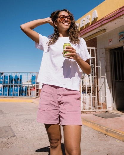 Avian Organic Cord Short - Pink HazeAvian Organic Cord Short - Spruce Yellow - Lifestyle