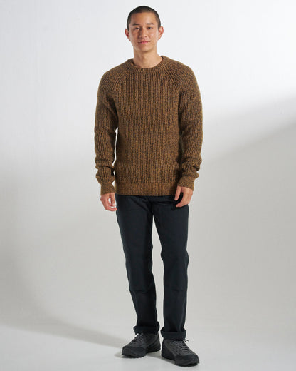 Fog Knitted Jumper - Dusty Ochre - Studio Model