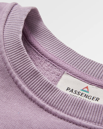 Escapism Sweatshirt - Dusty Lilac - Flatlay