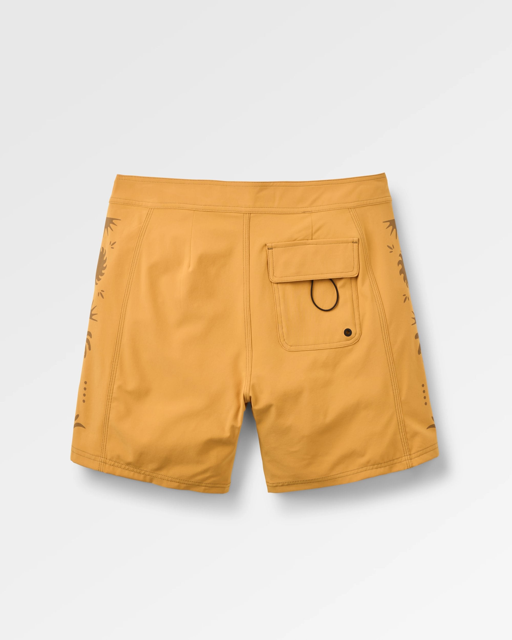 Rialto 16" Boardshort - Spruce Yellow - Flatlay