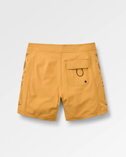 Rialto 16" Boardshort - Spruce Yellow - Flatlay