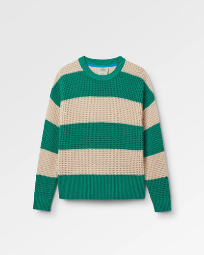 Reflection Stripey Jumper - Vintage White/Greenlake Stripe