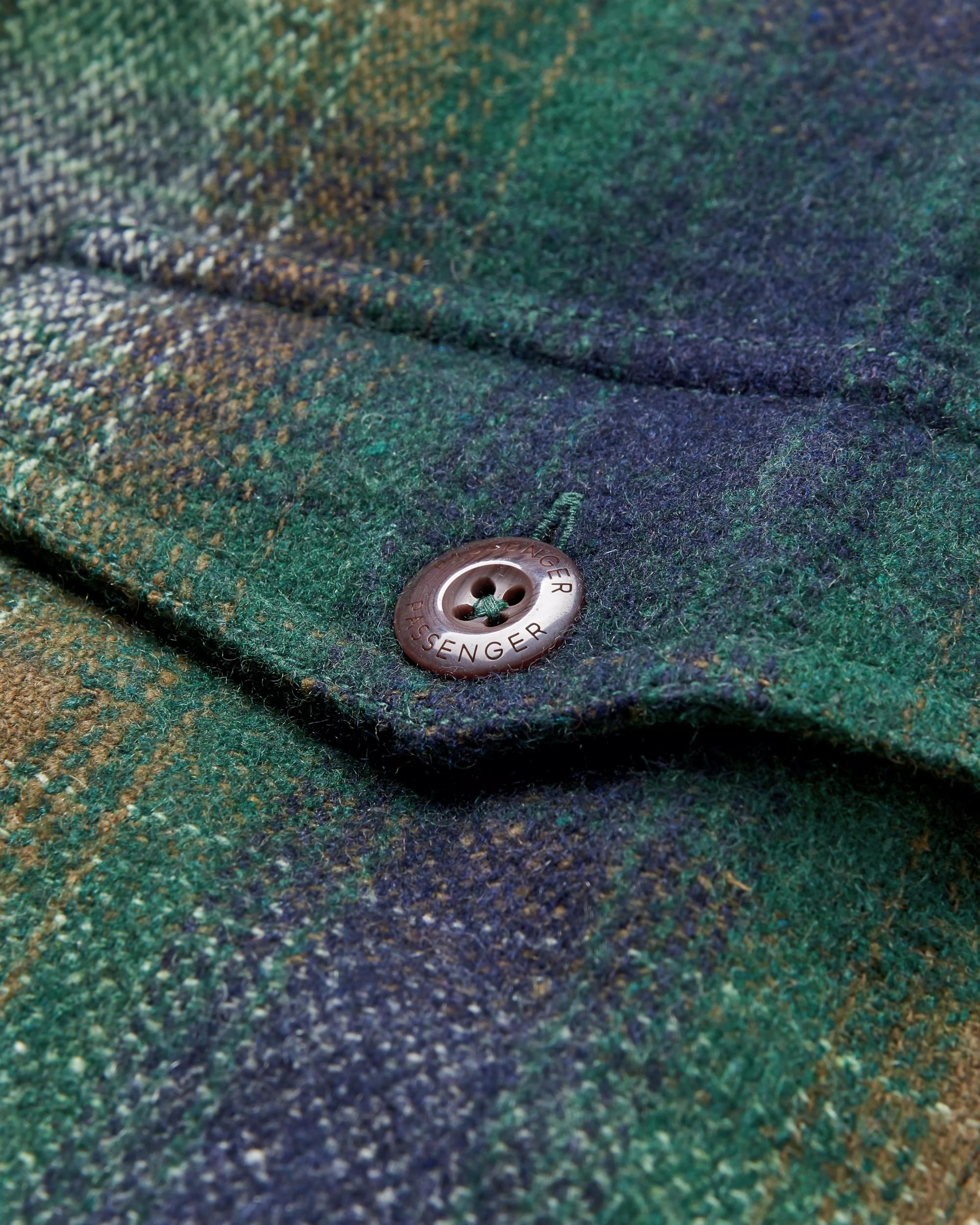 Barren Overshirt - Khaki - Flatlay