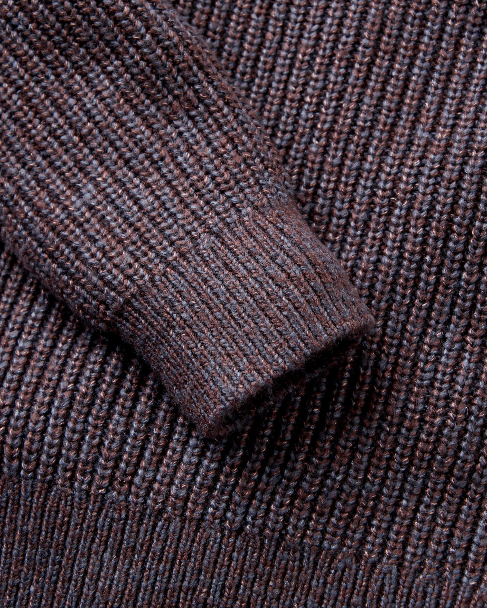 Fog Knitted Jumper - Charcoal - Flatlay