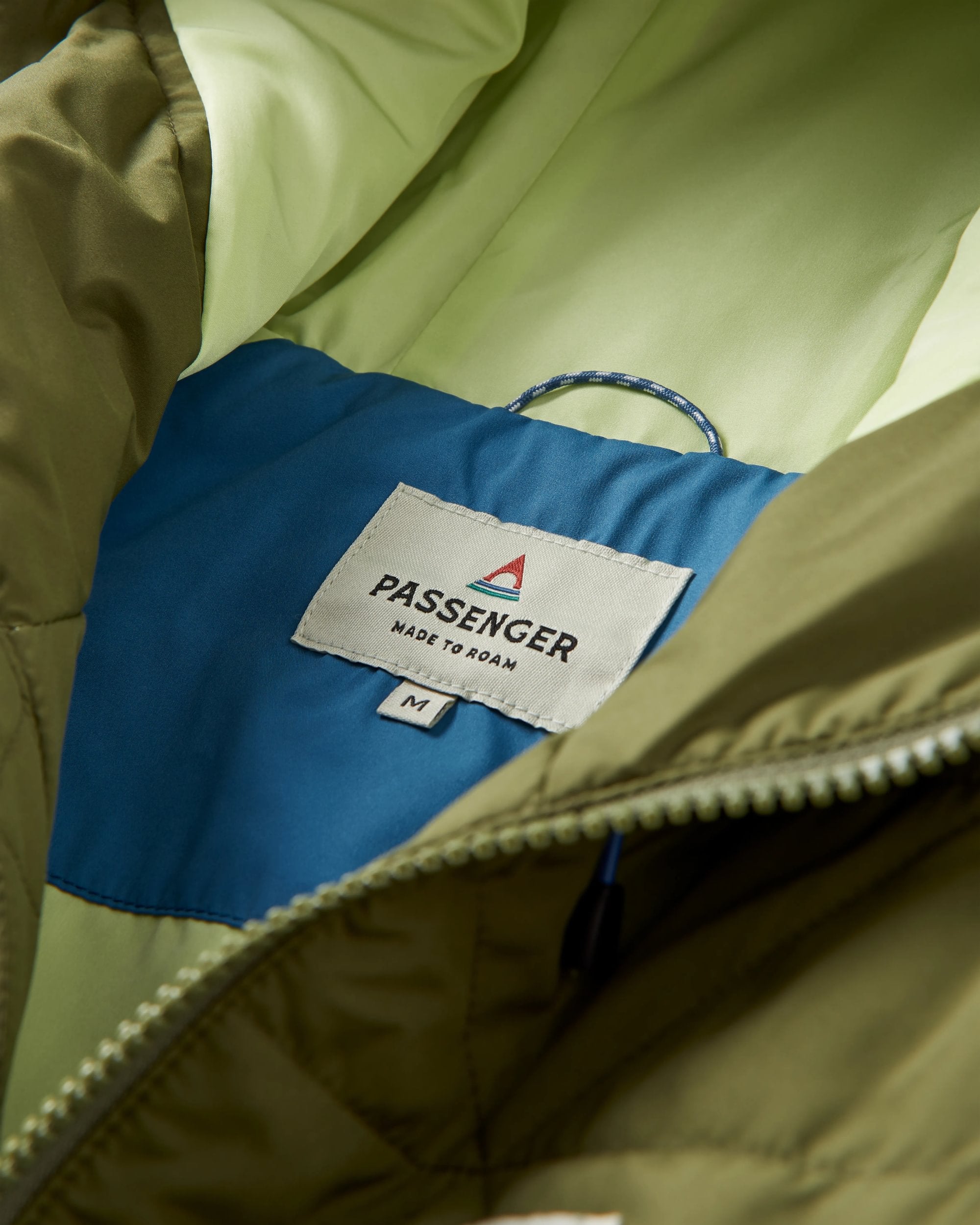Base Recycled Thermore® Insulated Jacket - Khaki - Flatlay