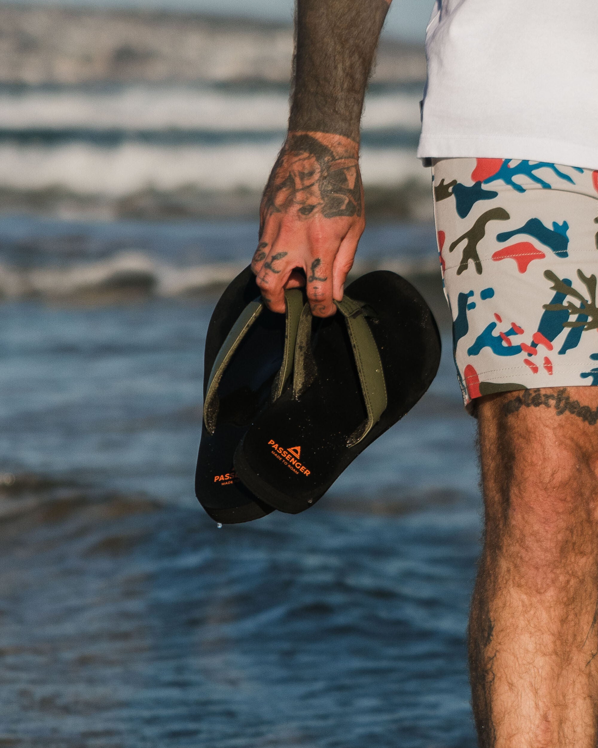 Santos Flip Flop - Khaki - Lifestyle