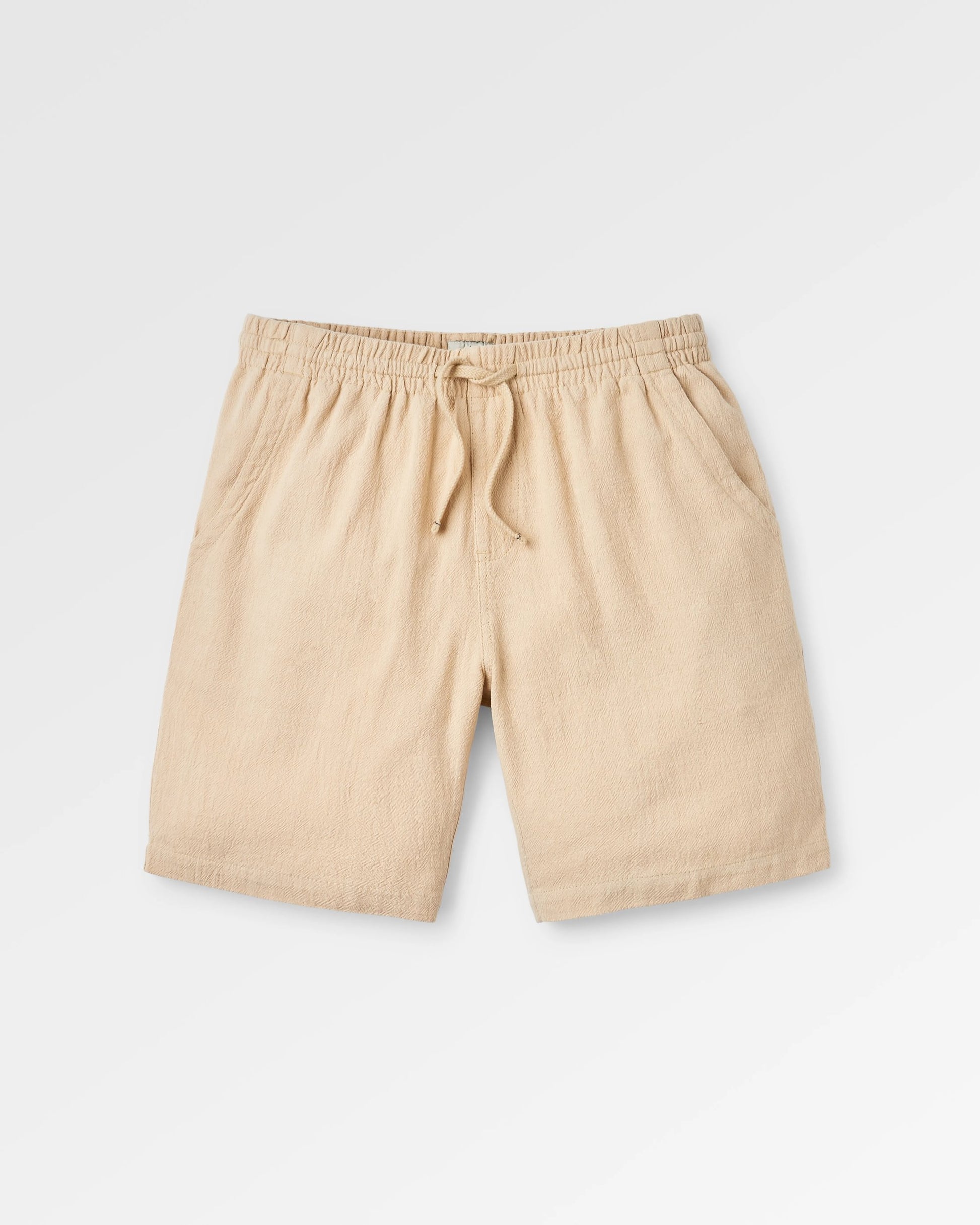 Drifter Linen Blend Short - Stone - Flatlay
