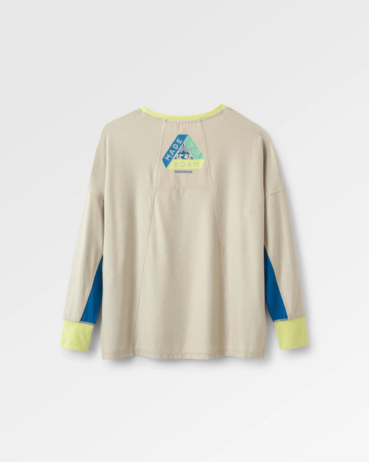 Pacifica Recycled Active LS Top - Birch Marl