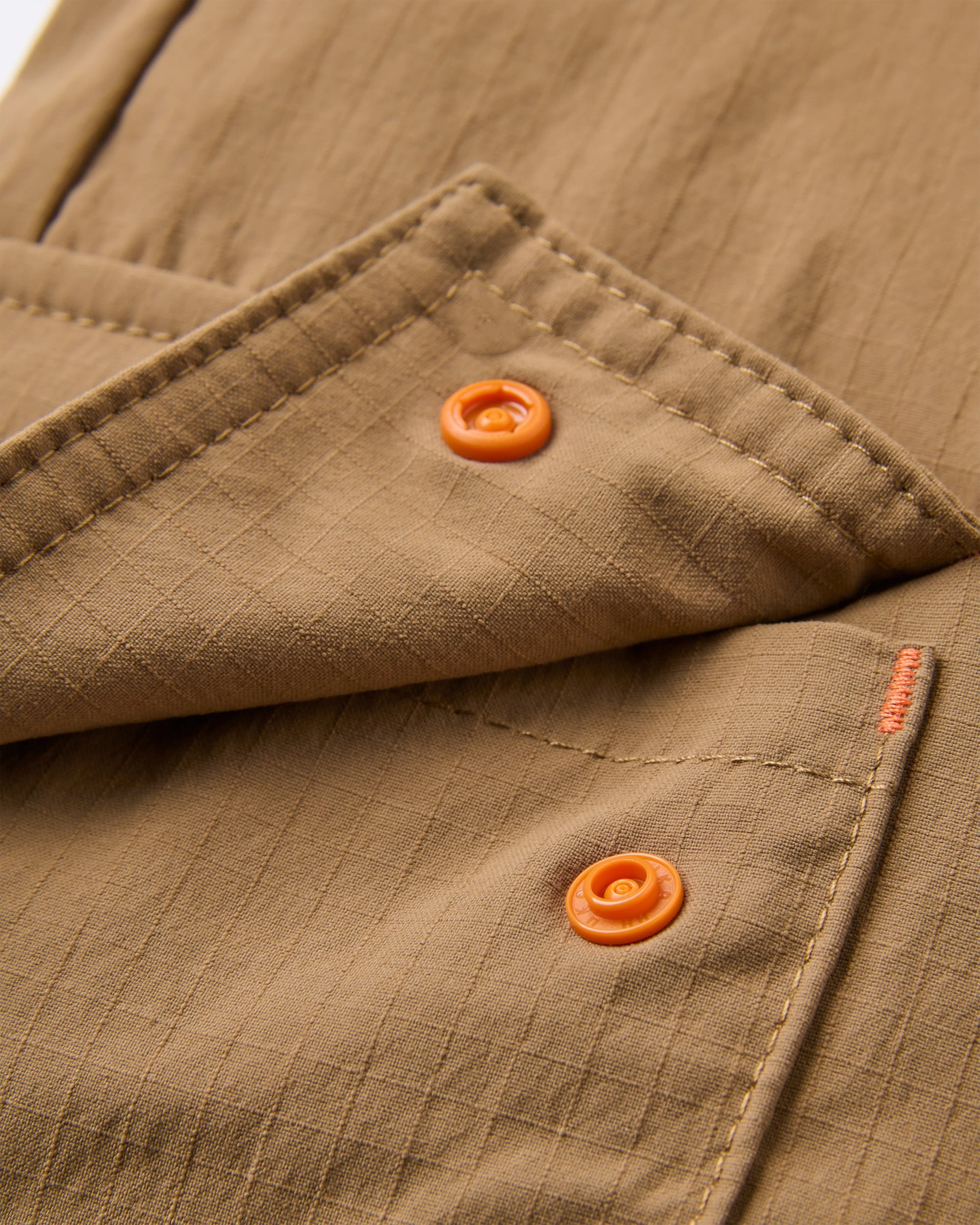 Avian Cargo Ripstop Skirt - Caramel Brown - Flatlay