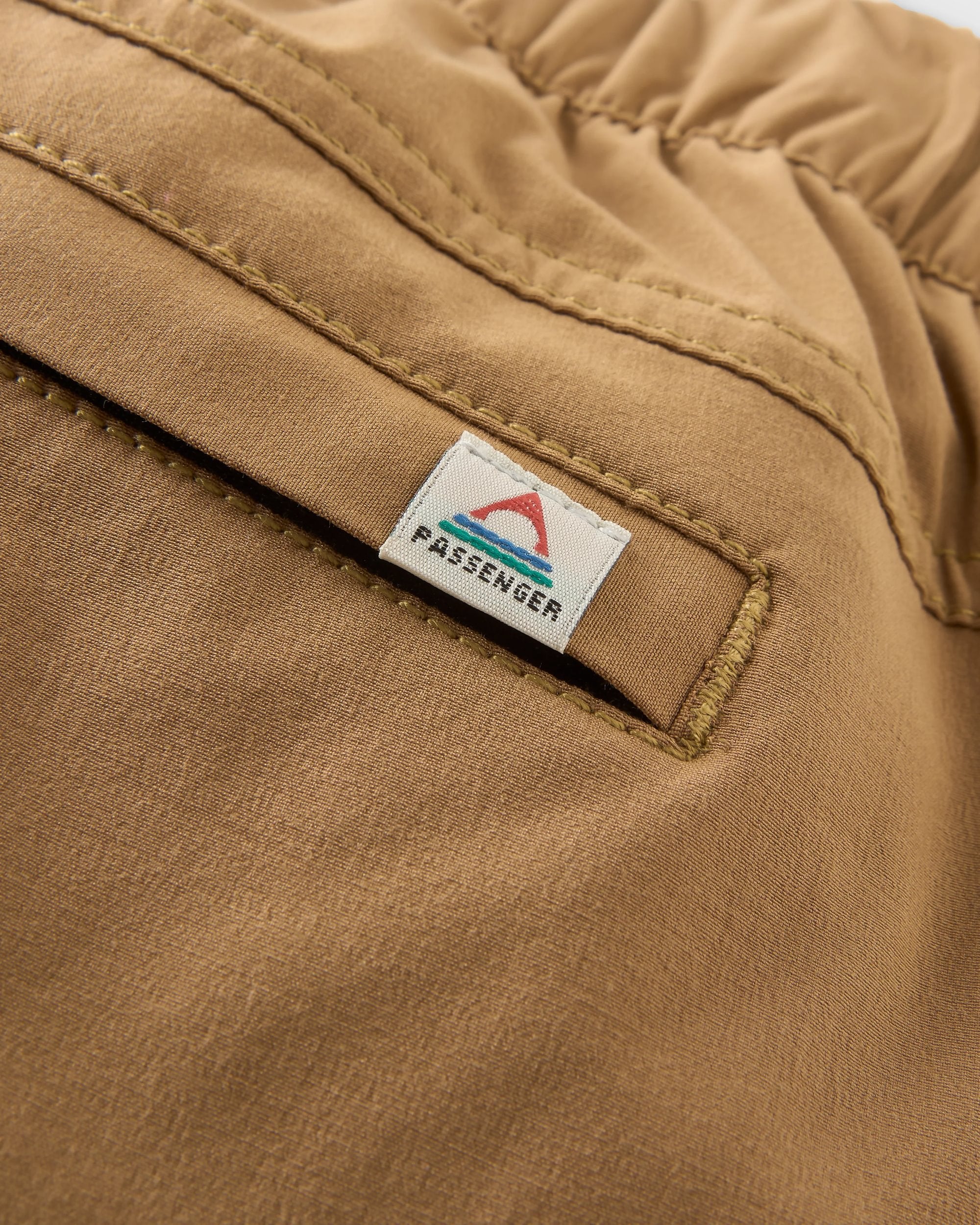 Traveller Trouser - Caramel Brown - Flatlay