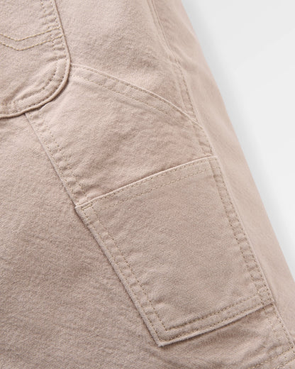 Vantage Cotton Canvas Short - Simply Taupe - Flatlay