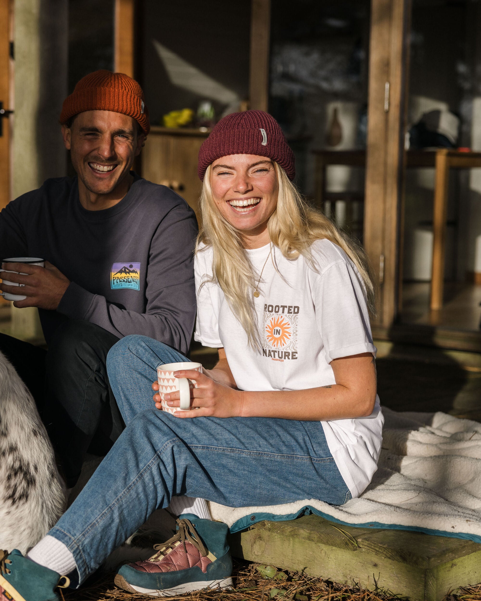 Rooted In Nature Recycled Cotton T-Shirt - White - Lifestyle - Female