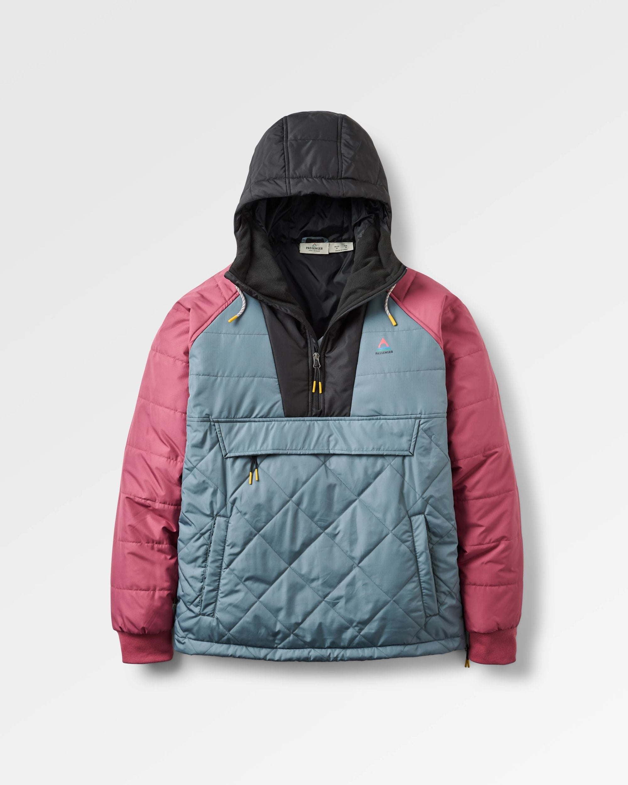 Oceanic Recycled Insulated Anorak - Storm Grey - Flatlay