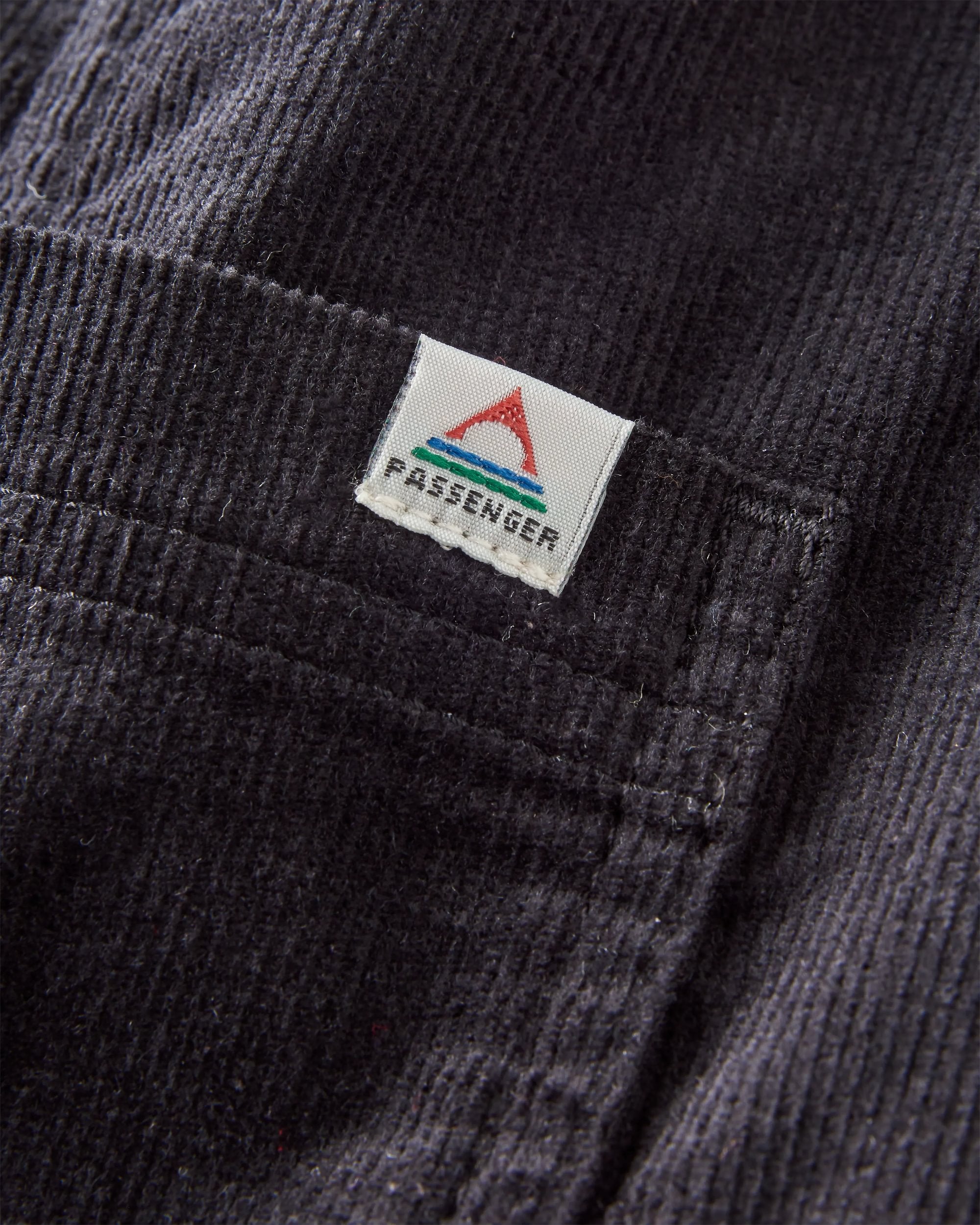 Meadows Organic Cotton Cord Dungarees - Black - Flatlay