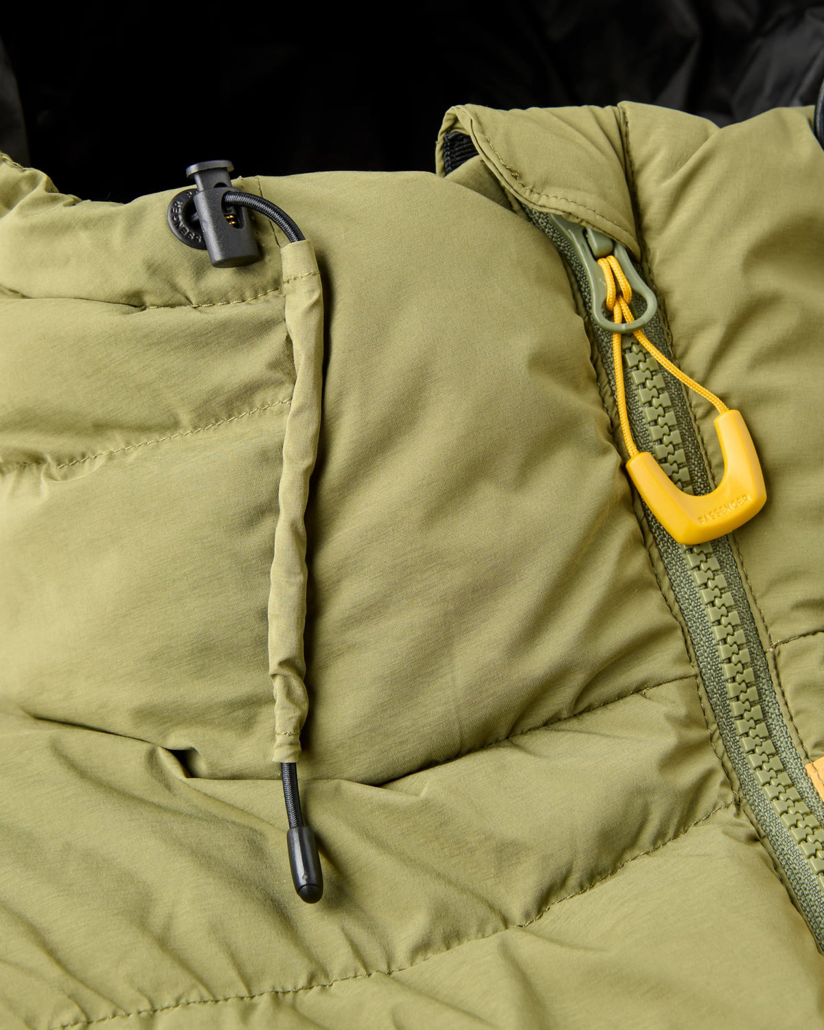 Kindlewood Down Jacket - Faded Black/Khaki - Flatlay