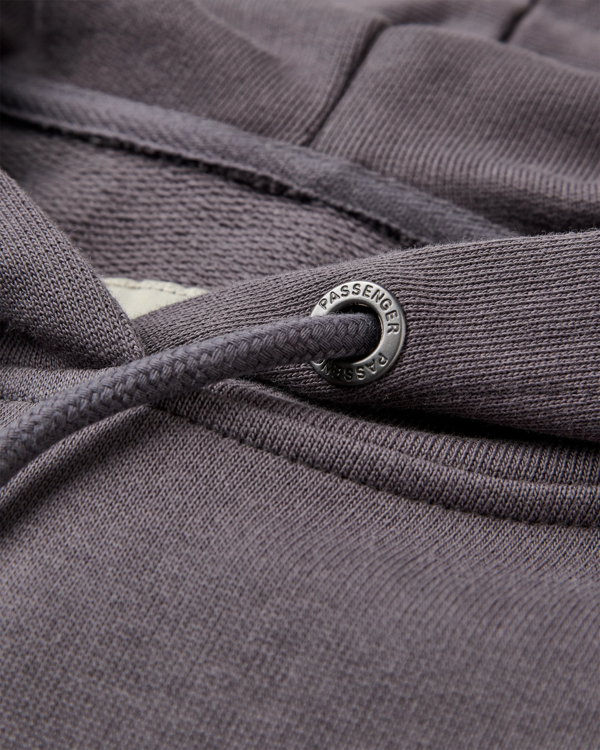 Dune Relaxed Fit Hoodie - Charcoal - Flatlay