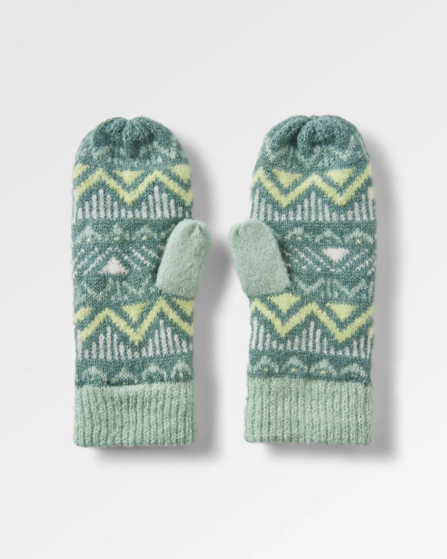 Nettle Recycled Fleece Lined Mittens - Arctic