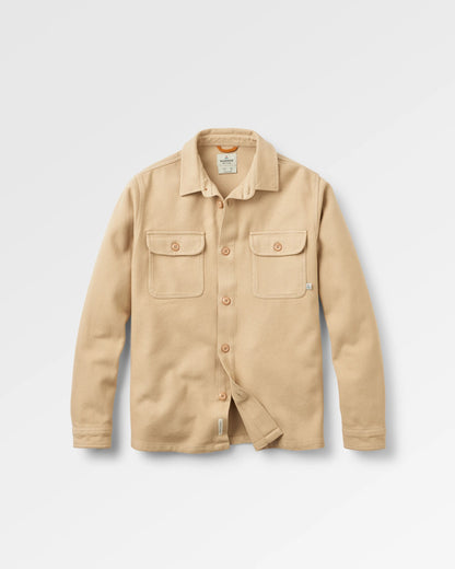 Island Twill Shirt - Stone - Flatlay