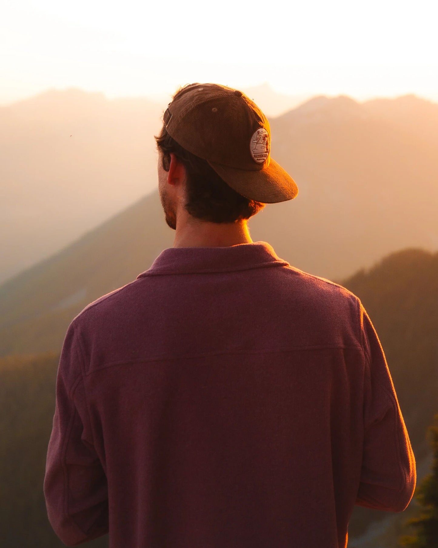 Sneaky Peak Recycled Cord 5 Panel Cap - Acorn