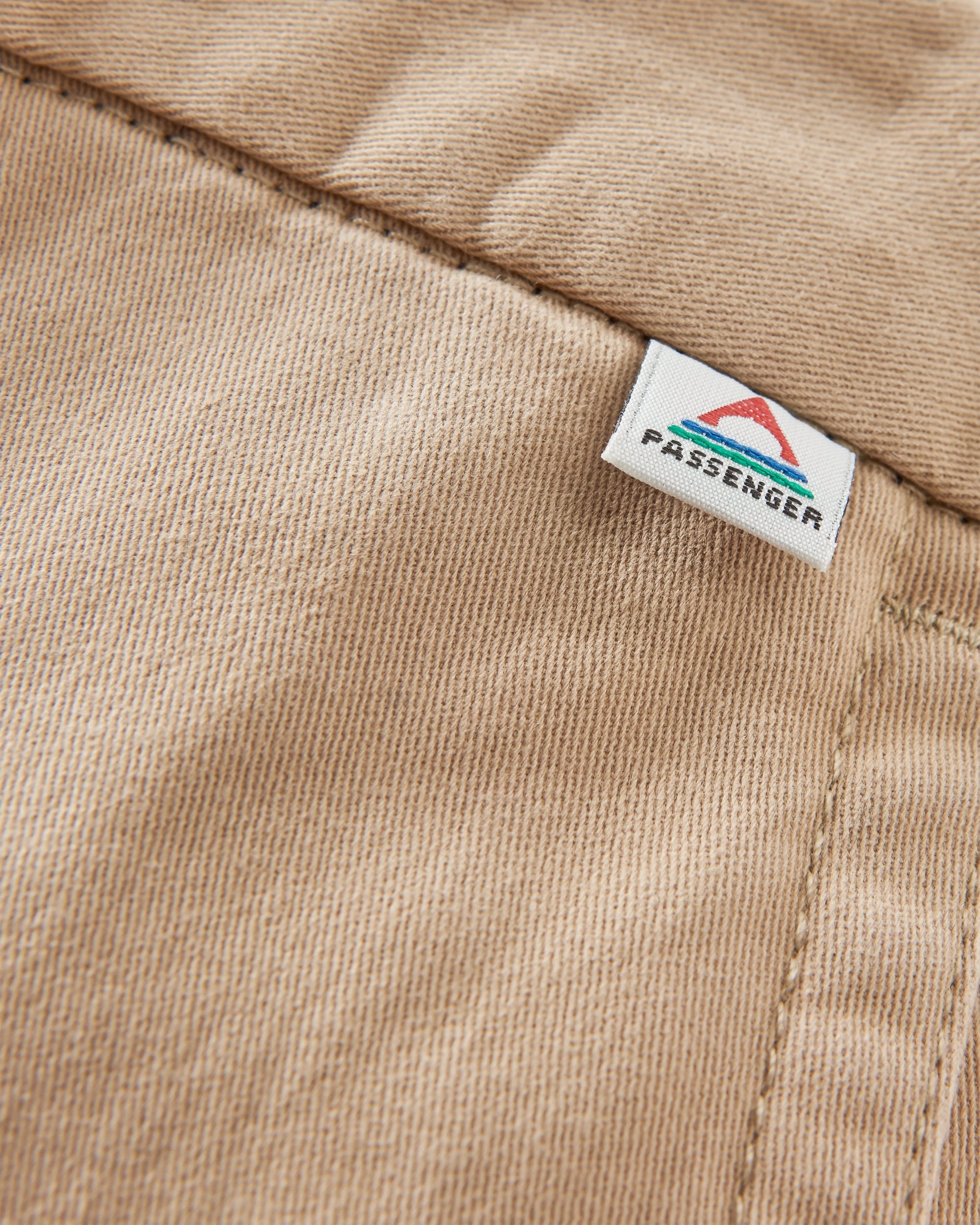 365 Organic Cotton Trouser - Chinchilla Brown - Flatlay