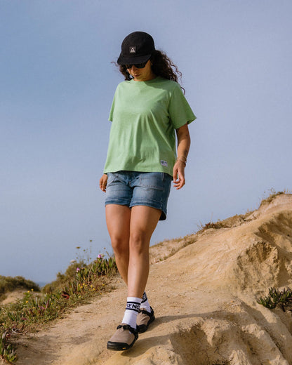 Legacy T-Shirt - True Green Marl - Lifestyle