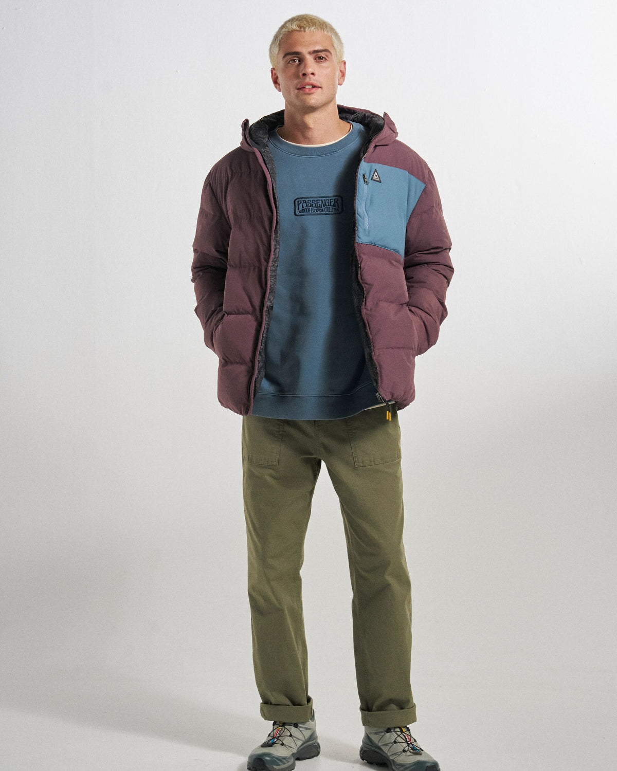 Oceanic Heavyweight Insulated Full Zip Jacket - Brambleberry - Studio Model