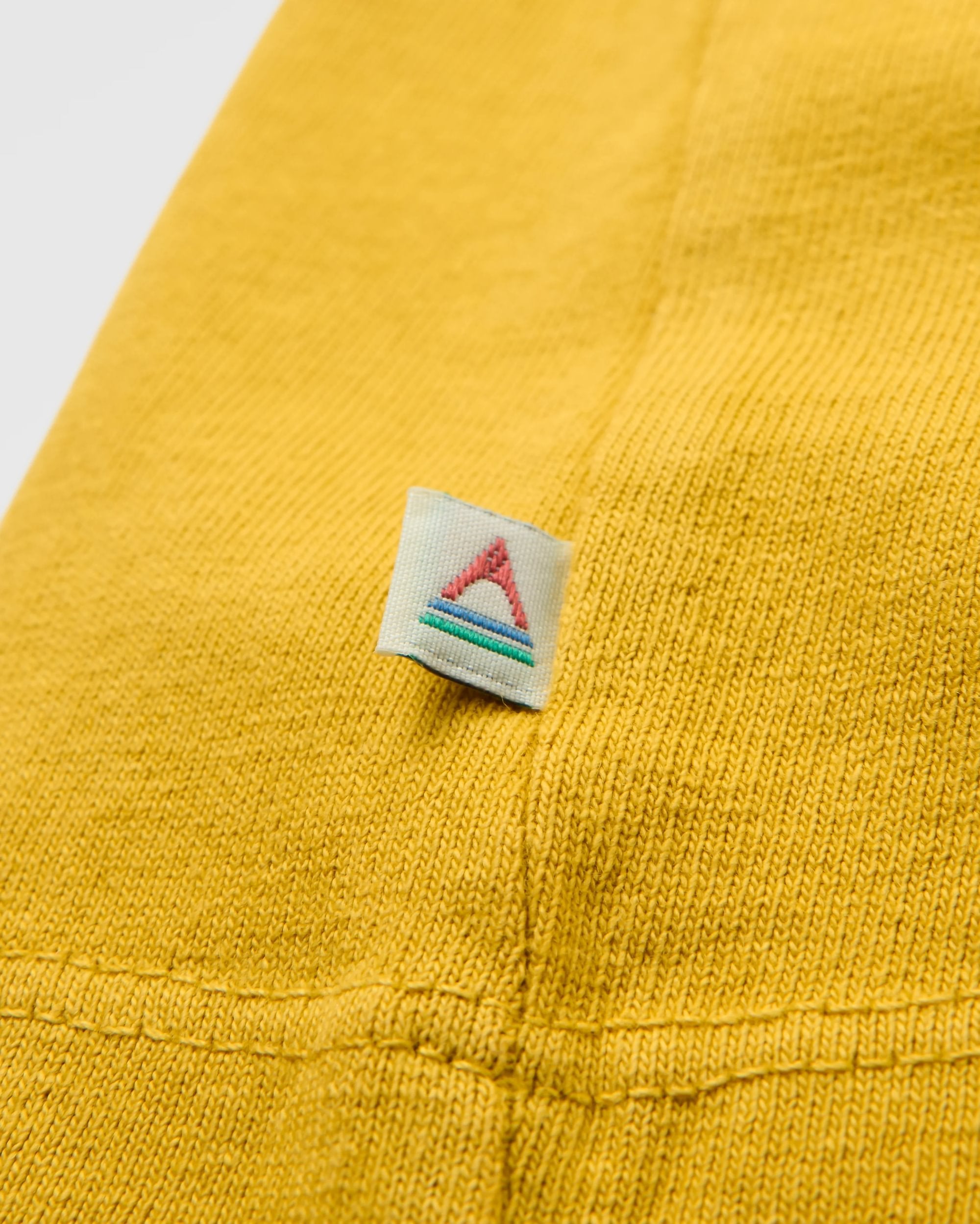 Roamer Women's Recycled Cotton T-Shirt - Heritage Yellow - Flatlay