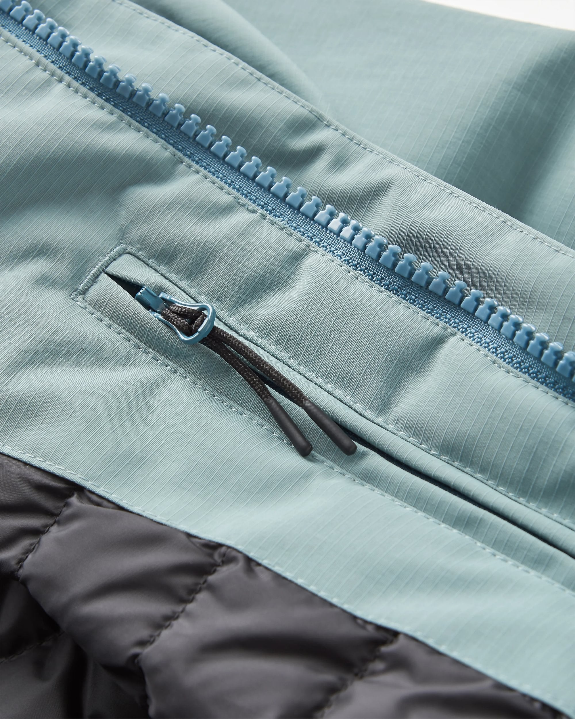 Explorer Waterproof Down Parka - Stormy Sea - Flatlay