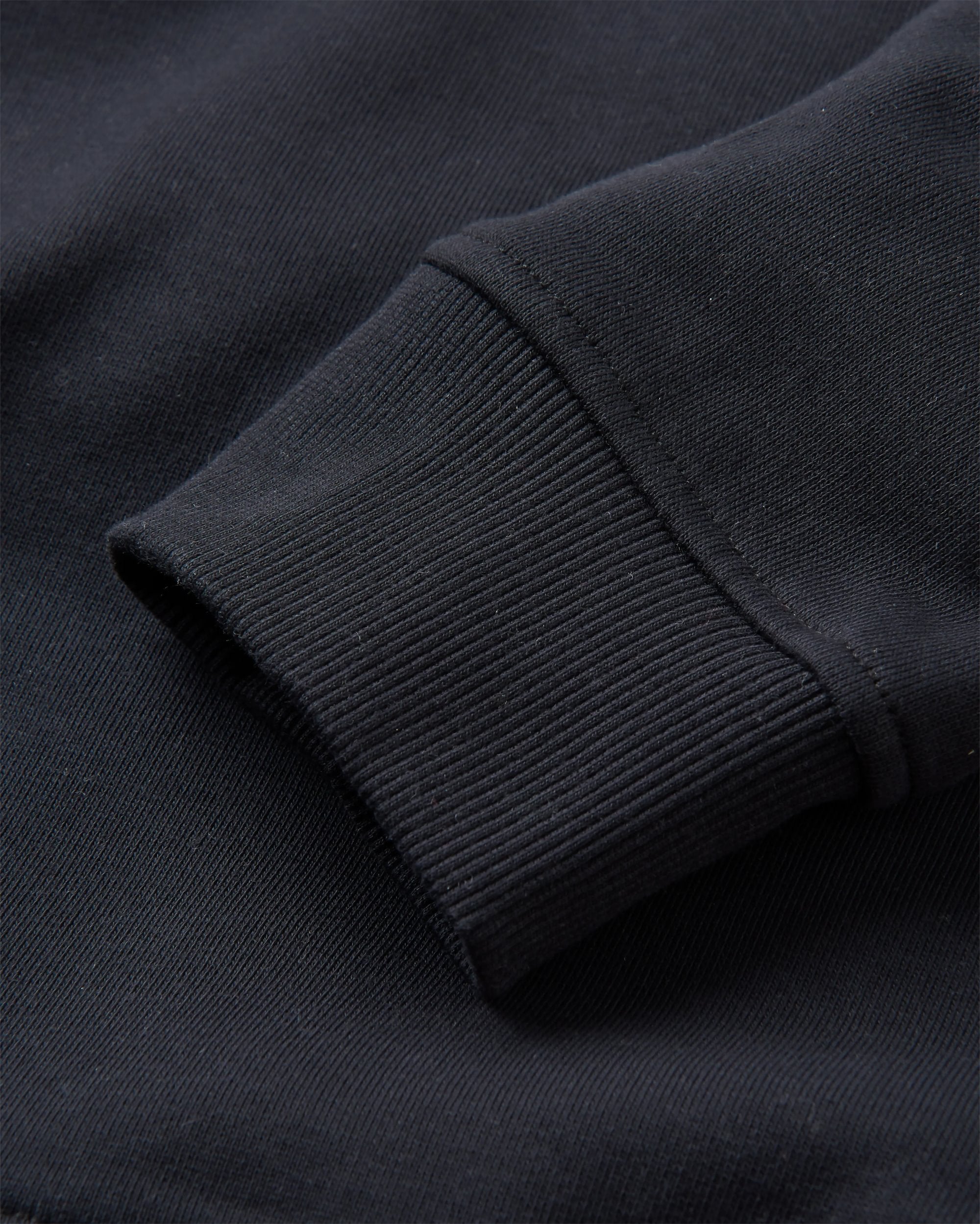 Yuca Organic Cotton Sweatshirt - Black - Flatlay