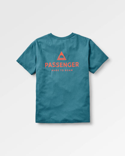 Passenger T-Shirt - Blue Steel - Flatlay