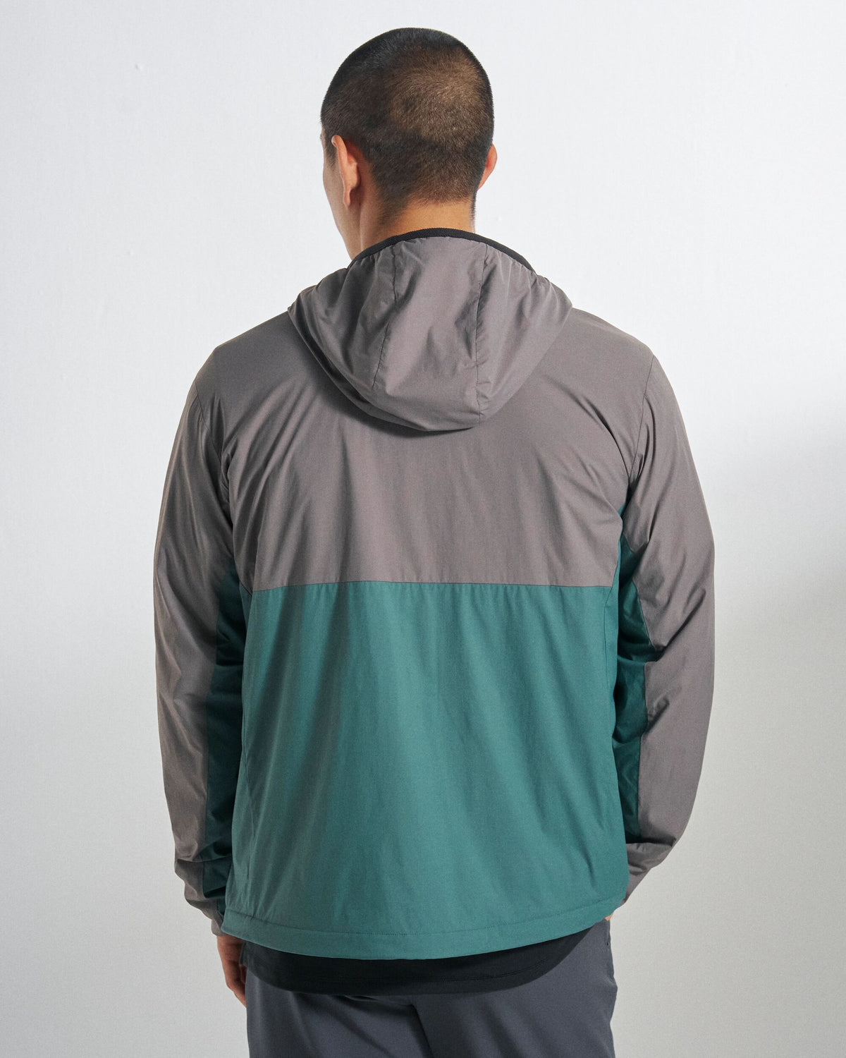 Tahoe Lined Windproof Jacket - Deep Ocean/Slate Grey - Studio Model